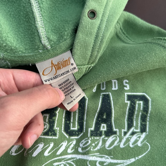 Artisan Green Minnesota Hoodie - Picture 2 of 3